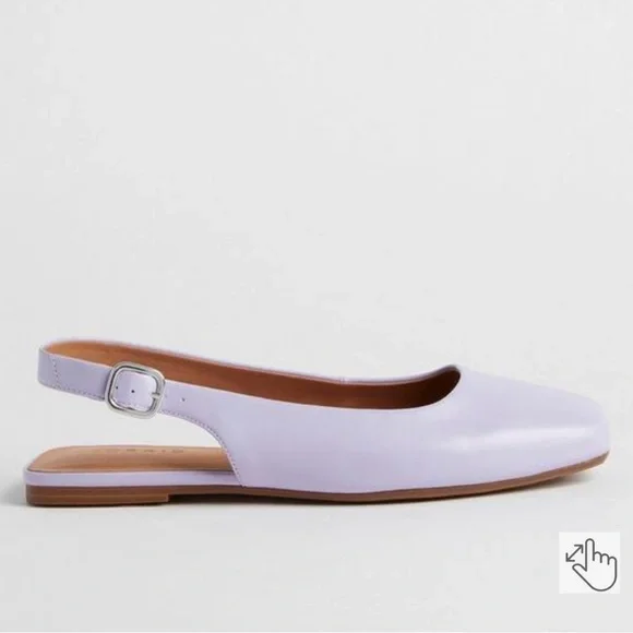 Torrid Squared Toe Slingback Flat (WW) - Picture 7 of 11